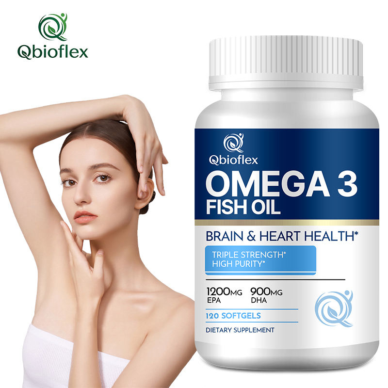 Omega-3 fish oil softgels